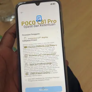 POCO C81 Pro (4GB/128G) (4GB/64GB) | Layar imersif 6.9" | Baterai besar 6000mAh (Typ) | Ditenagai Xiaomi HyperOS | Prosesor kuat octa-core | Desain ramping dan elegan | 13MP kamera ganda AI | HP 1 Jutaan [Xiaomi Official Store]
