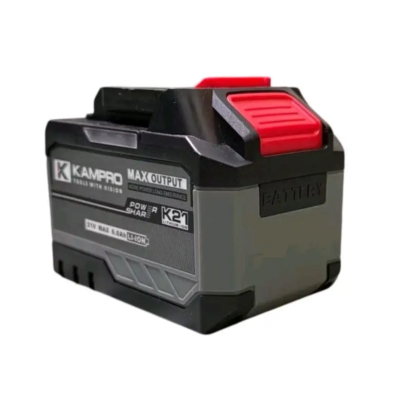 Pin 10 - 15 cell KAMPRO Pin Xám _ CHÂN PIN M21 _ vỏ pin ABS -  Bảng mạch to chống ngắt tải _chuyên cho máy rút lõi _ bulong 5