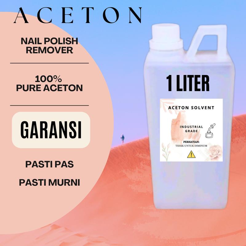 Aseton Cairan Pembersih Cat Kuku 500 ml dan 1 Liter - Kutek 0