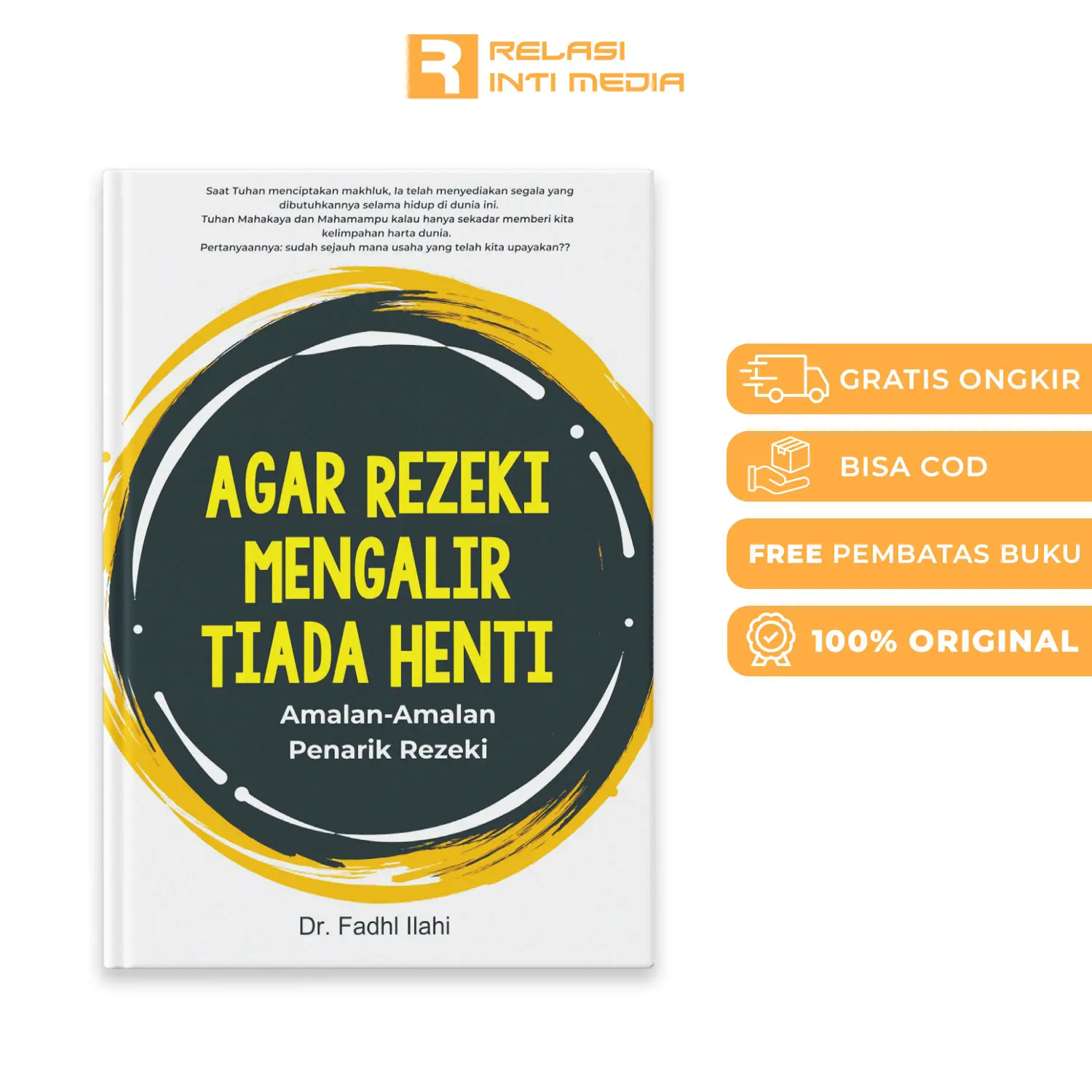 Buku Motivasi Islami AGAR REZEKI MENGALIR TIADA HENTI oleh Dr. Fadhl ilahi
