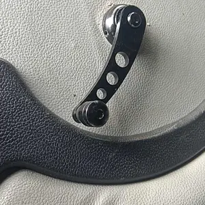 2PCS Universal Almunium Engkol jendela Pemutar Kaca Handle Putaran Kaca Mobil Car Universal Window Winder kualitas tinggi Isi ulang