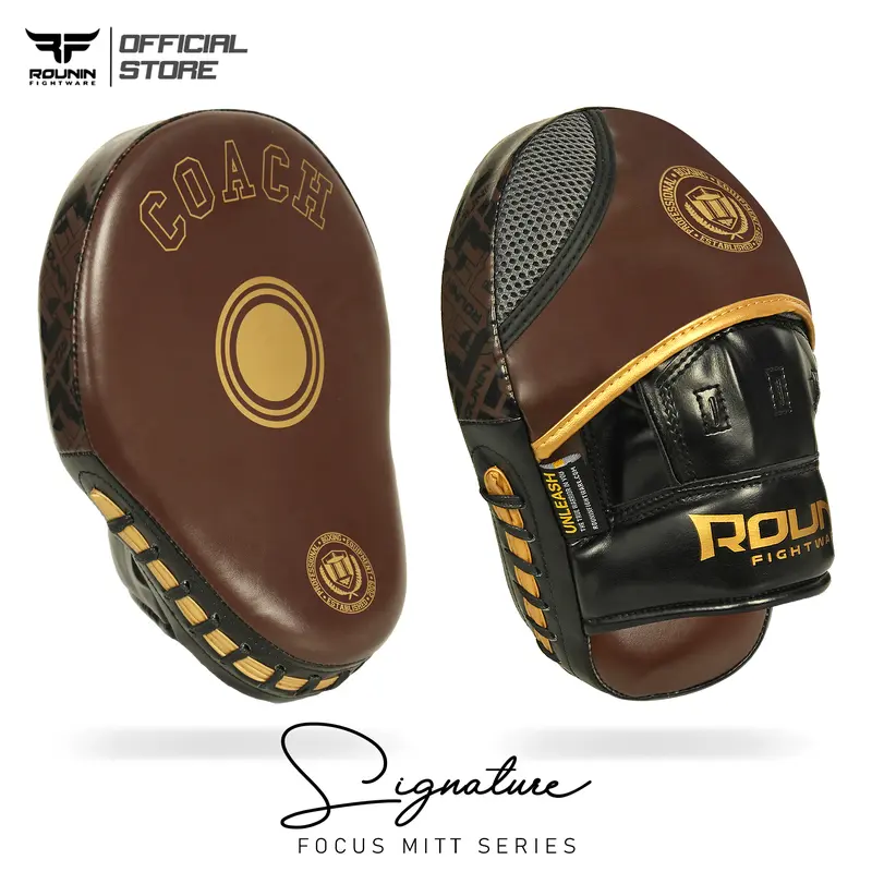 Rounin Fightware Focus Mitt / Focus Pad / Punching Pad Signature ( Sepasang ) 5