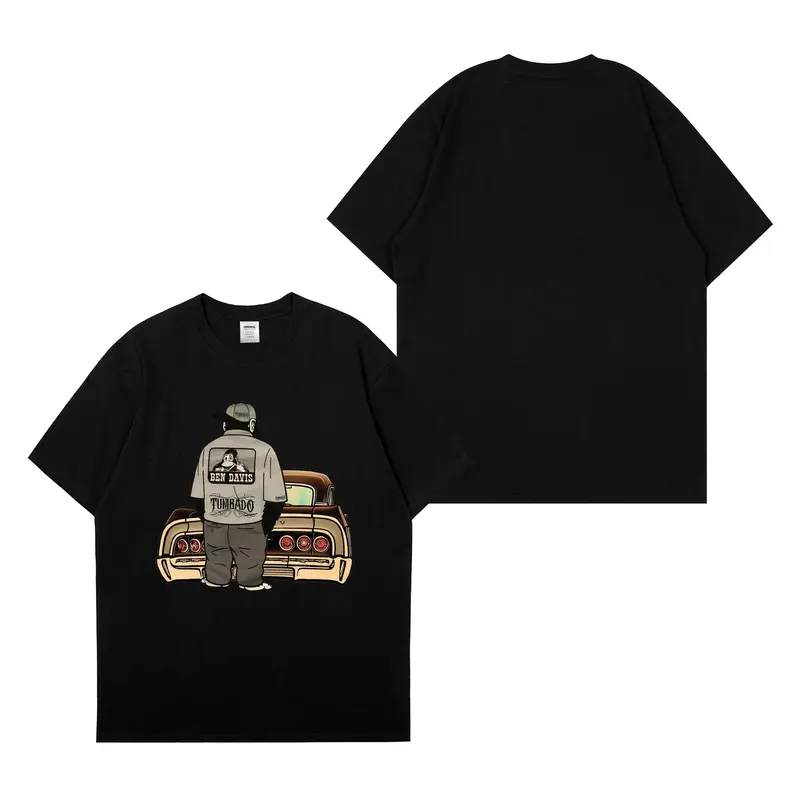 Oneshirt T shirt Ben Davis Car Kaos Skena Unisex [COD] 3