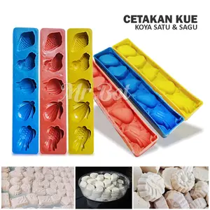 Cetakan Kue Sagu Cetakan Koya Cetakan Kue Satu Kue Bangkit Plastik Random