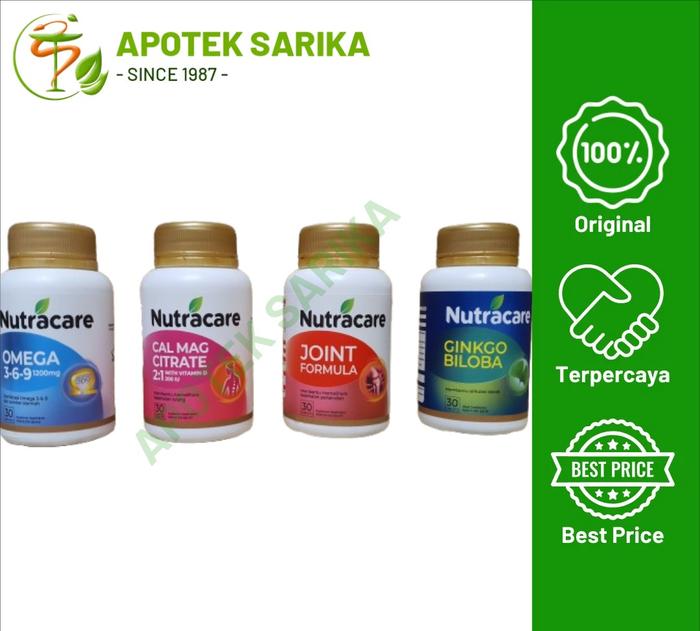Nutracare Omega 3 6 9 Cal Mag Citrate Joint Formula Ginkgo Biloba Vitamin isi 30
