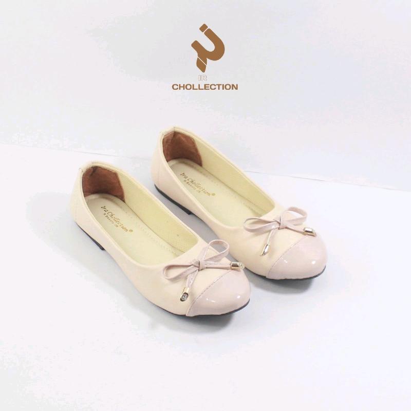Flatshoes Wanita Talita Tanpa Hak Warna Hitam,Crem,Maron 3