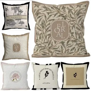 French Country Velvet Pillow Cushion Cover / Sarung Bantal Bludru Sofa Kursi Vintage