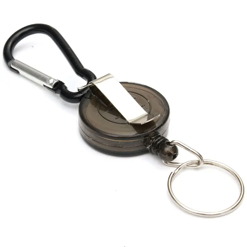 Multifunctional Retractable Carabiner with Key Chain - 031 Kunci Keychain Tali 0