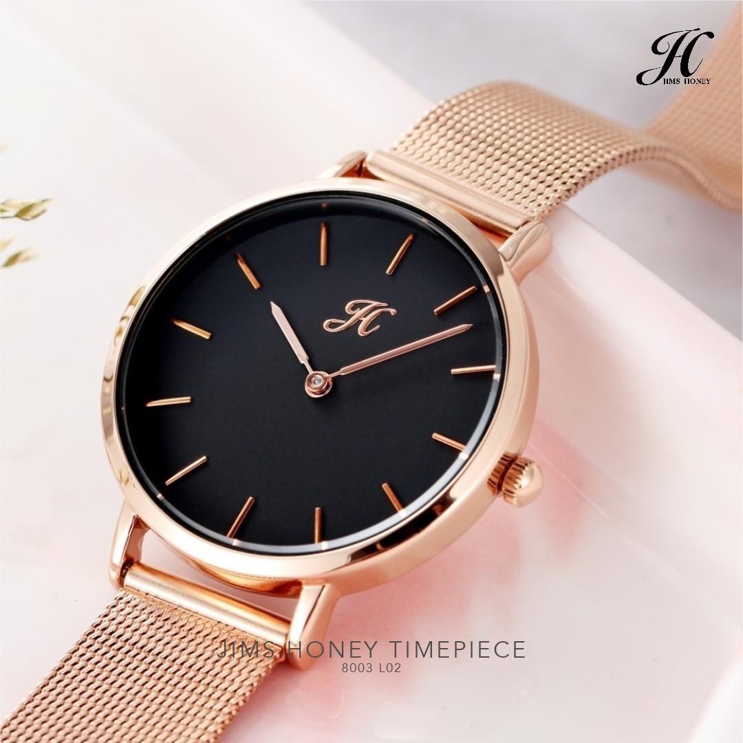 JIMS HONEY JAM TANGAN WANITA 8003 (FREE BOX + BATERAI)
