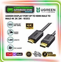 Gambar Kabel Display Port to HDMI UGREEN DP TO HDMI Cabel 2M 10202 - Black dari KomputerMedan OS Kota Medan 1 Tokopedia