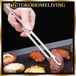 THL Capitan Stainles Steel Capit Makanan Kue Gorengan Capit Panggangan Grill BBQ Premium R1423