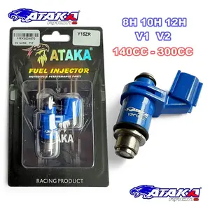 ATAKA Racing Injector Injektor 8 lubang 10 lubang 12 lubang MX KING V2 V1 R15 VVA Mio M3 MIO J VIXION R 155 Aerox NMAX Lexi