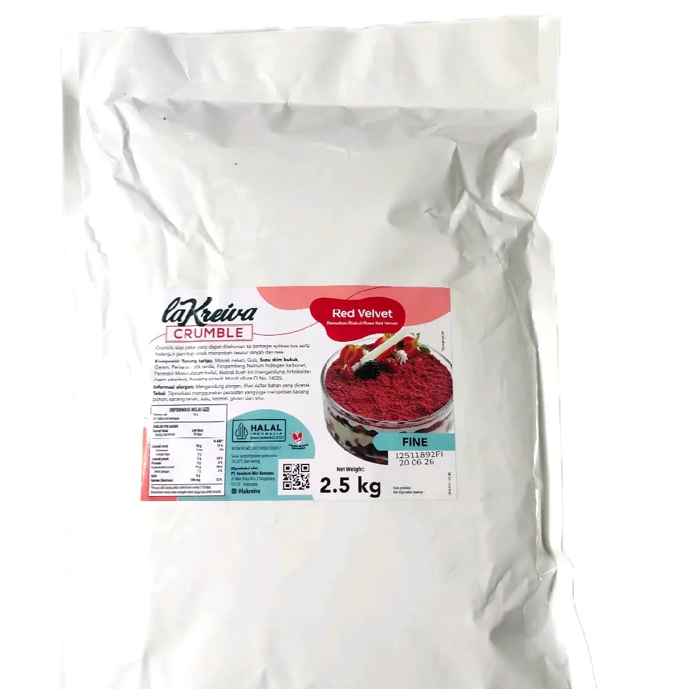 La Kreiva Crumb Crumble Fine 2,5Kg Biskuit Crumble Topping