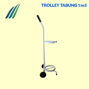 Trolley Besi untuk Tabung Gas ukuran 1 m3