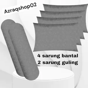 SARUNG BANTAL TIDUR RESLETING SET ISI 6 PCS 4 SARBAN 2 SARGUL EMBOS PILIHAN WARNA BANYAK  DAN LEMBUT