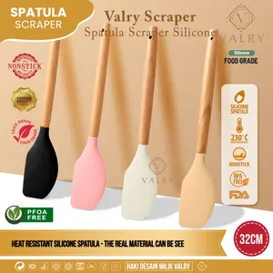 Valry Spatula Silicone scraper sutil silikon sendok masak dapur silicon