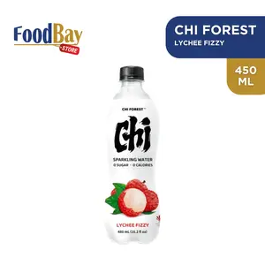 CHI FOREST - Lychee Fizzy Sparkling Water 480ml / Minuman Soda Rendah Gula