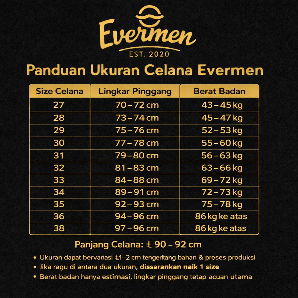 Evermen Celana Ankle Pants Cowok Slimfit Hitam Stretch Lembut Anti Kusut Potongan Modern Nyaman & Rapi untuk Kantor & Kerja