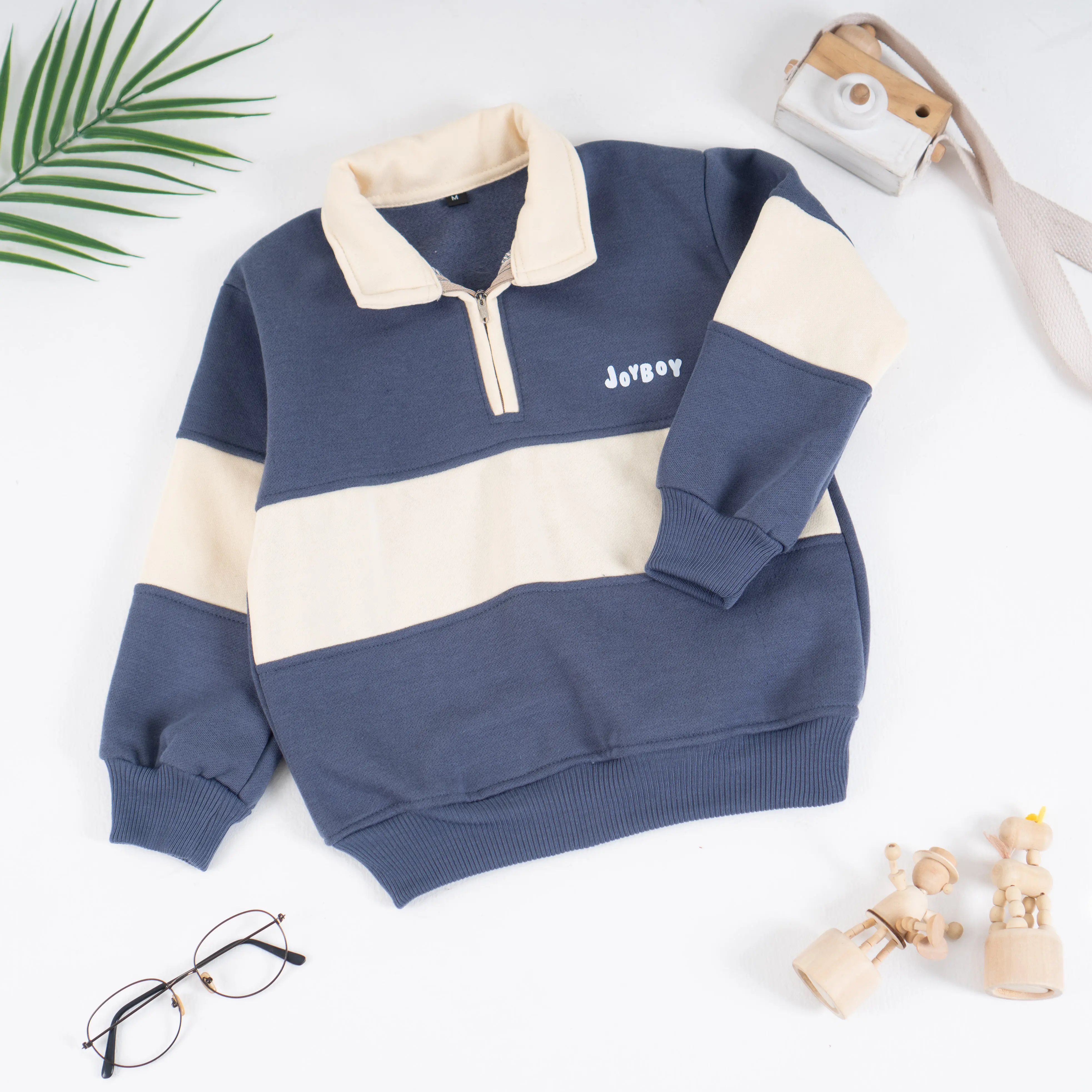 Sweater Anak Rugby Fashion anak atasan Denim Baju