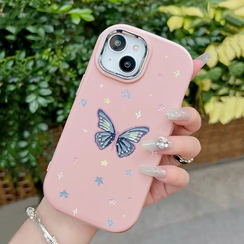 Casing Hp Untuk Samsung Galaxy A06 Case Kesing Cesing pola kupu-kupu Kasing Silikon lemak Softcase 6