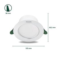 Gambar Philips Lampu Downlight Ultra Efficient 2.2W 3000K Kuning dari Philips Lighting Indonesia Kota Administrasi Jakarta Utara 2 Tokopedia