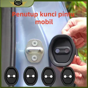 [Meta] Bantalan pelindung kunci pintu mobil silikon peredam suara dan peredam guncangan penutup pelindung kunci pintu mobil / selongsong karet kunci pintu mobil universal Car