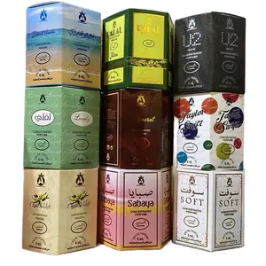 Perfume Arab 1 Box Isi 6 Botol Roll On 6 Ml  Wangi Tahan Lama Pria Wanita - Parfum Oles Non Alkohol Roll-On