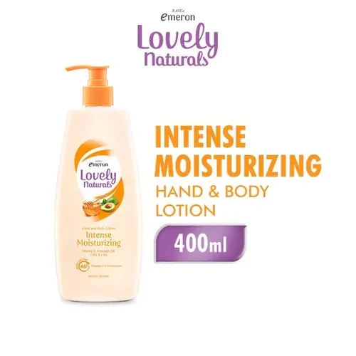PROMO 2 BOTOL LOVELY 400ml AVOCADO, GREENTEA, SAKURA Emeron Lovely Natural Ukuran 400ml Satuan/Ecer. Tersedia 3 Varian yaitu Deep Caring, Nourishing, dan Intense Moisturizing. 3