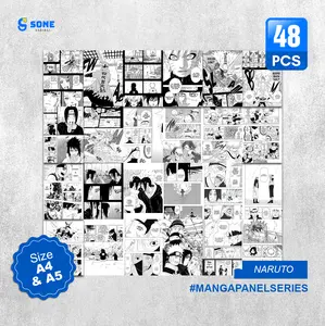 Poster Naruto Series Aesthetic Ukuran A5 Dekorasi Dinding
