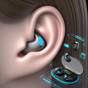 Auriculares inalámbricos, auriculares para dormir compatibles con Bluetooth de diseño invisible, auriculares con cancelación de ruido, audio de auricular electrónico, regalos para la vuelta a clases, regalos para amigos, regalo