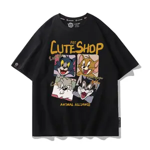 Katun Combed Desain Unik Cocok Untuk Hangout Santai Terlaris COD Breathable Summer Graphic Print T-shirt Comfortable and Stylish Perfect for Matching Couples Outfits and Casual Street Fashion Ideal for Hot Weather Days