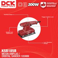 Gambar DCK KSB185B Mesin Amplas / Orbital Sander 185 mm dari DCK Power Tools Indonesia Kota Administrasi Jakarta Barat 3 Tokopedia