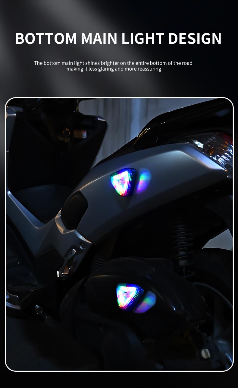 Product Introduction of 1pc RGB Car Fake Security Light Solar Powered Simulated Dummy Alarm Wireless Warning Anti Theft Caution Lamp LED Flashing Imitation 14