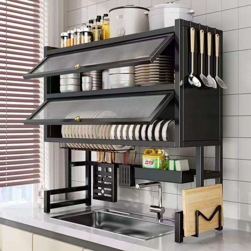 AetheraHome 65-125CM Kệ đựng bát đĩa Trên Bồn Rửa Bát Cao Cấp Đa Năng 1/2 Tầng…