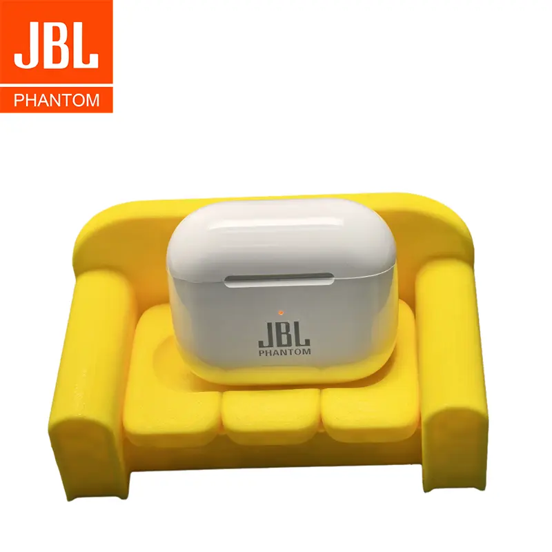 JBL phantom LP33 Earbud Nirkabel Sejati, Suara Kuat yang Dapat Disesuaikan, Waktu Putar 6 Jam, Pengisian Daya Cepat USB-Lightning, Tahan Air, Kontrol Tombol, Earbud Bluetooth, Perjalanan,Olahraga Earphone Headset