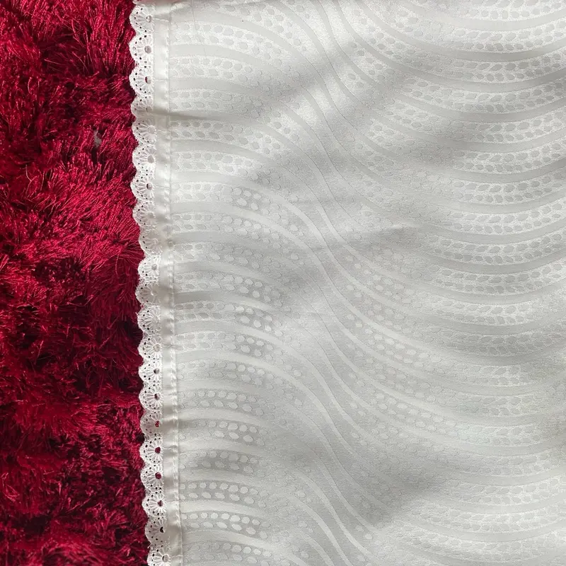 MUKENA SILKY ARMANY MOTIF -RENDA CANTIK Lembut 3
