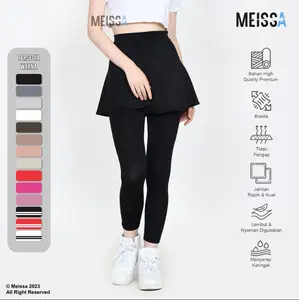 MEISSA Rok Legging Olahraga Senam Gym Zumba Muslimah Rok Celana Sport Outdoor