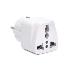 Over Steker One Pro Adaptor Kaki 3 ke 2 Travel Adapter Universal Steker Wan Pro Colokan Plastik Bulat