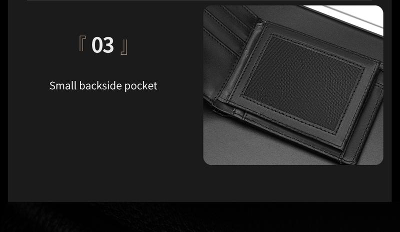 Product Introduction of Tigernu Men's Wallet PU Leather Purse Fashion Men Short Wallet Business Coin Pocket Credit Card Holder Male Small Money Bags With Gift Box Member Price T-S8008 15