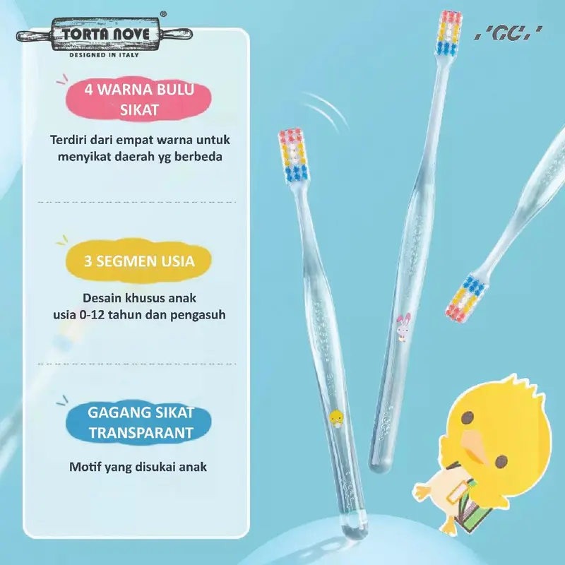 Sikat Gigi Anak Fourlesson Prospec Plus Gc Jepang Four Lesson 1