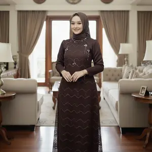 Kareena Dress Gamis Elegan Maxmara Premium Koleksi Terbaru Gamis Pesta Elegan Muslimah