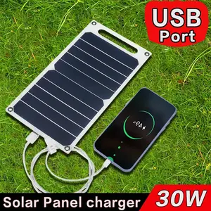 Portable Solar Panel Factory Direct Sales Solar Mobile Phone Power Bank Portable Mobile Power Supply 6.8Vfor Car Yacht RV