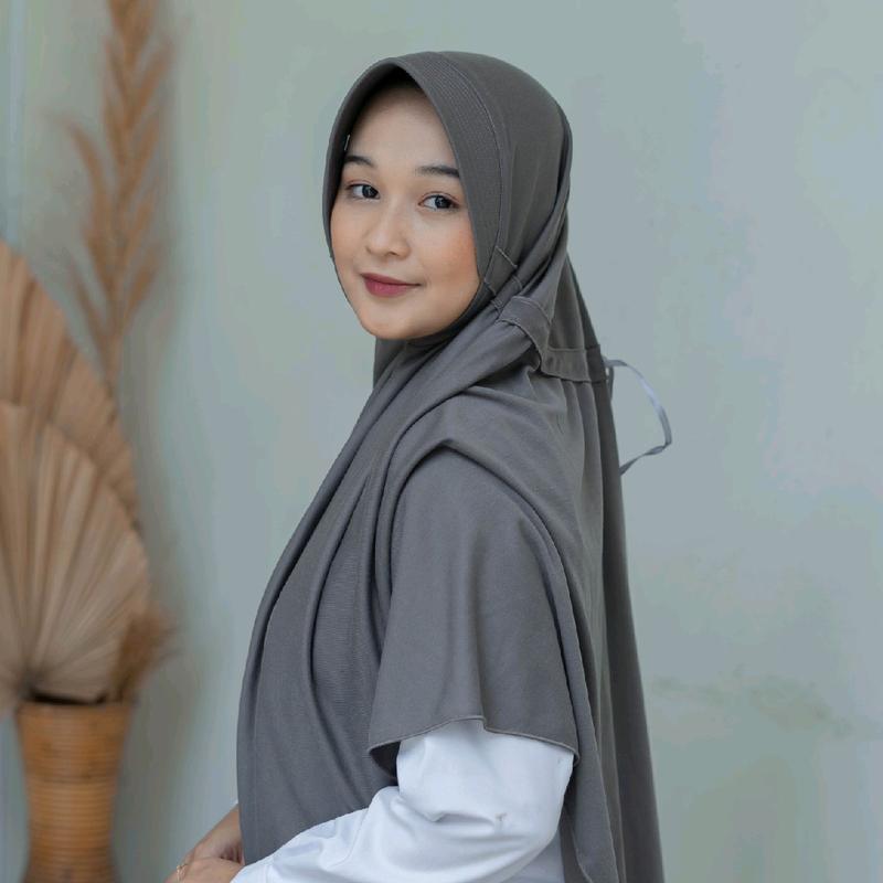 YUNIZAR jilbab instan PREMIUM (Dewasa & Remaja) model serut pinggir tertutup 7