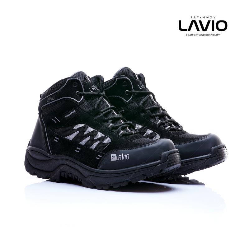 Sepatu Pria Safety Boots High Quality Premium Ujung Besi Sefty cowok Outdoor Hiking Mendaki Gunung Boot Kerja Lapangan Proyek Lavio Axel 4