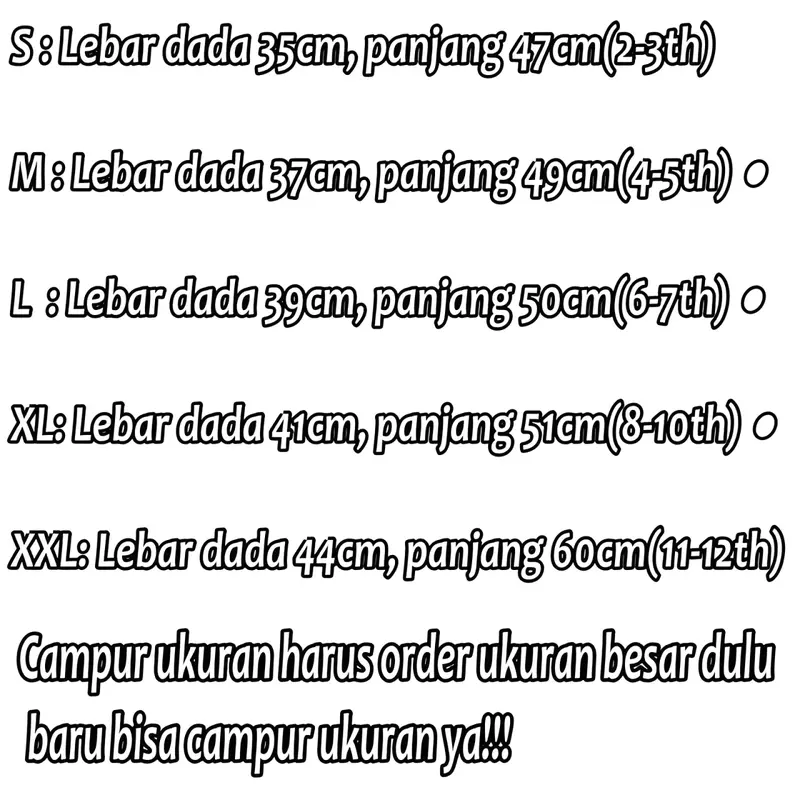 Baju Kaos Anak Hari Kemerdekaan 17 Agustus Fashion 4
