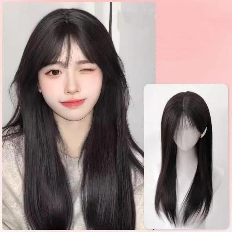 Product Introduction of YANKUN 60cm Women Wig Natural Long Straight Hair Wig for Women Fluffy Smooth Ventilate Retouch Your Face Hair Extensions 17