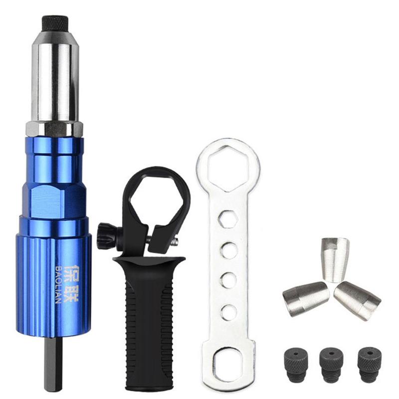 Product Introduction of New Electric Rivet Adapter 2.4-4.8mm Different Guide Nozzle Models Are Used To Quickly Pull Various Specifications Of Rivets 68