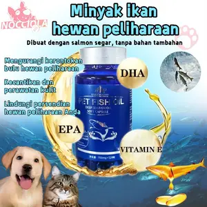MINYAK IKAN TUNGHAI Fish Liver Oil Tung-Hai 120 Capsules Tung Hay Minyak Ikan Peliharaan Minyak Ikan Kucing dan Anjing