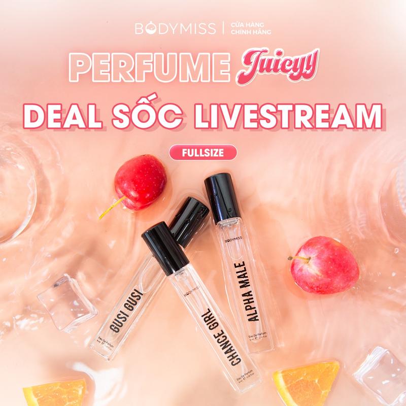 [DEAL SỐC LIVESTREAM] Nước Hoa Chiết Nam Nữ Mùa Đông Sang Trọng BODYMISS - Nước Hoa Thơm Lâu Lịch Lãm Tươi Mát Lưu Hương Lâu - Tinh Dầu Nước Hoa Đi Học Đi Chơi - Xịt Thơm Tinh Dầu Học Sinh Sinh Viên Perfume Cosmetic