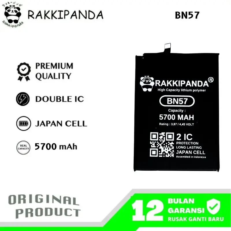 RakkiPanda BN57 Compatible With Poco X3 / Poco X3 Pro / Poco X3 NFC Batre Batrai Baterai Battery